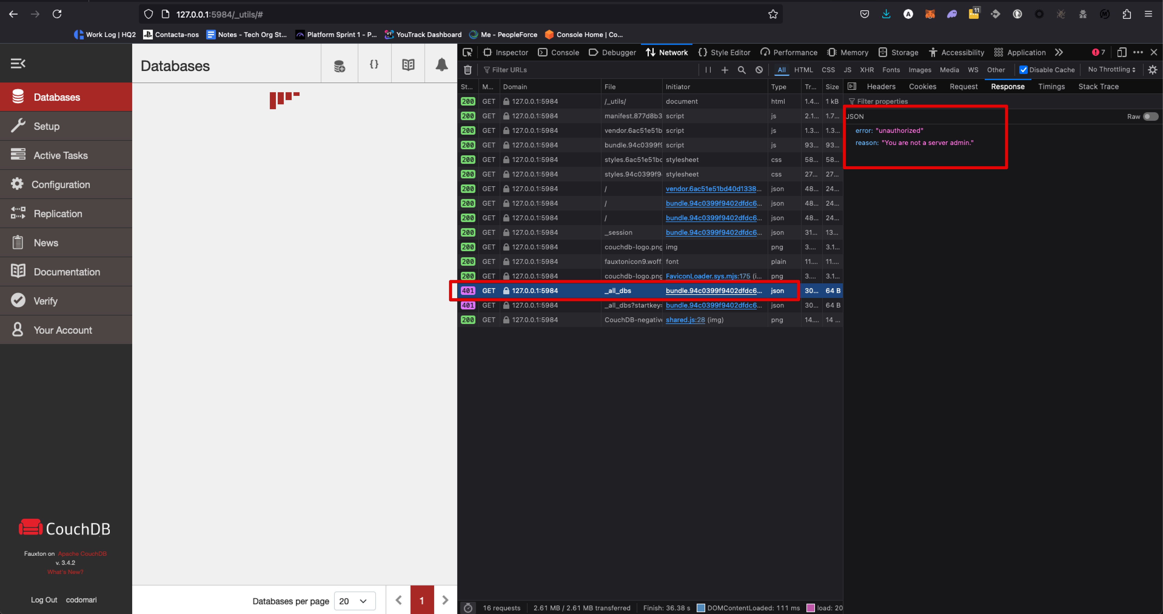 admin ui without admin role