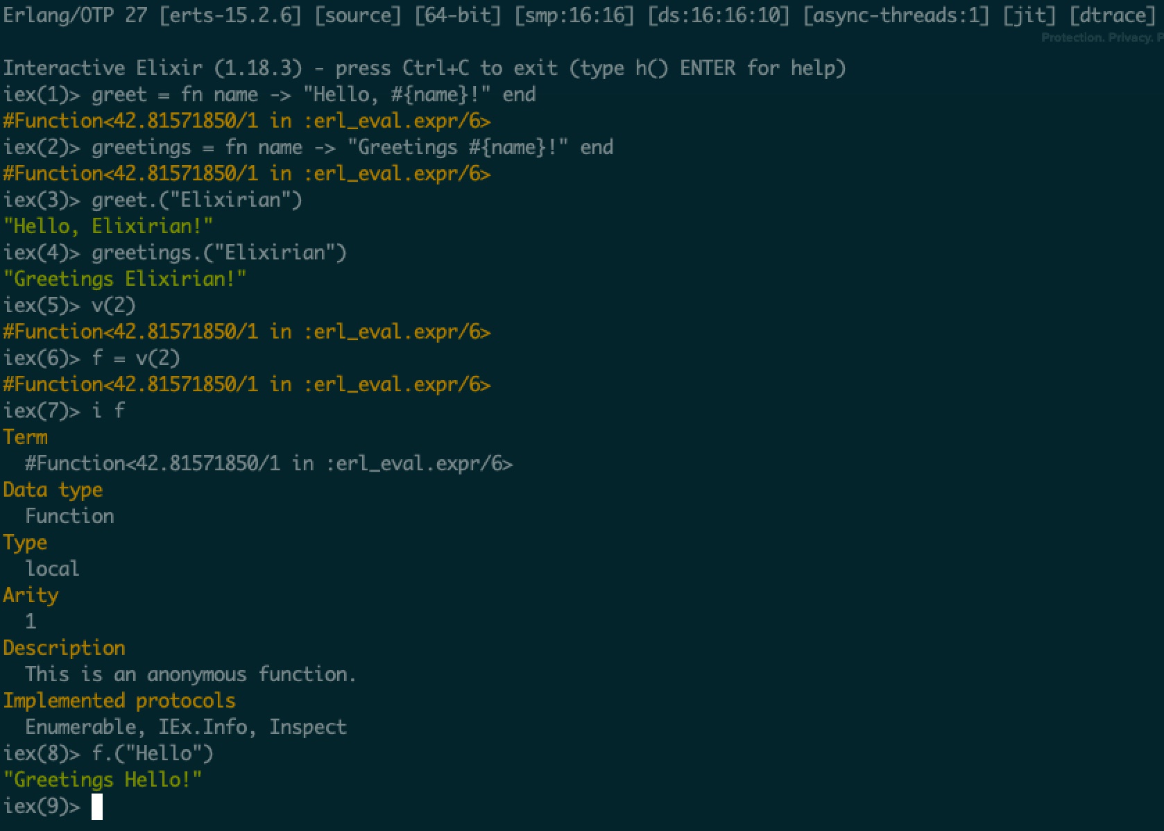 v(N) accessing previous result
