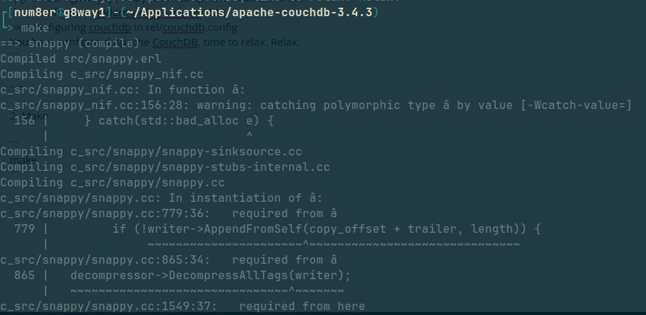 make couchdb
